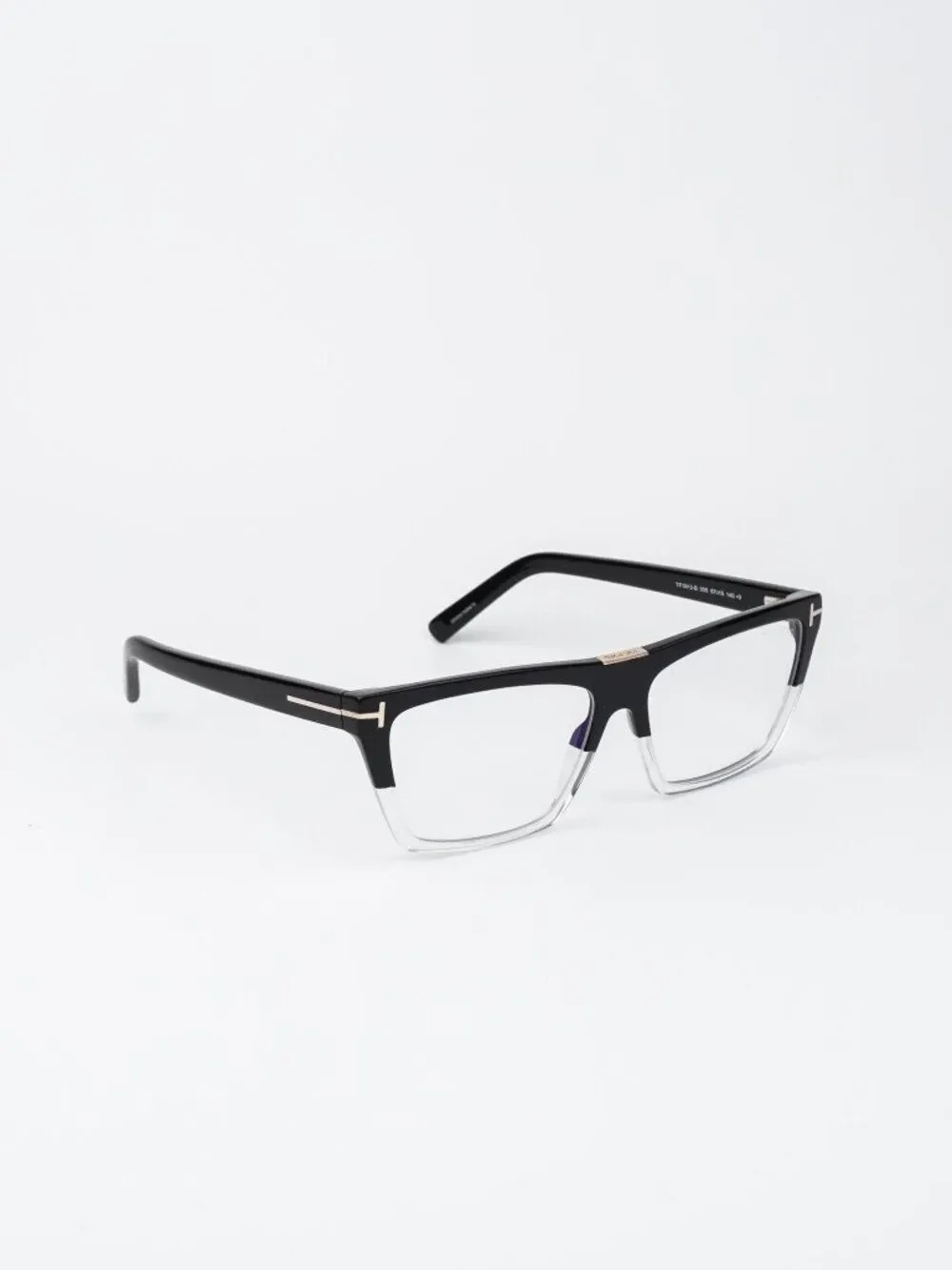 Tom Ford Women Eyeglasses Black Crystal Cat Eye FT5912-B 005 NEW AUTHENTIC